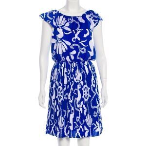 EUC Lilly Pulitzer Blue & White Nautical Dress! 🏝